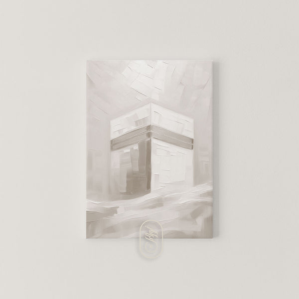CANVAS | Modern Beige Abstract | Kaaba #1